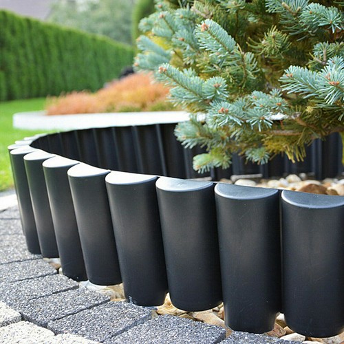 Garden plastic palisade border - palisade,