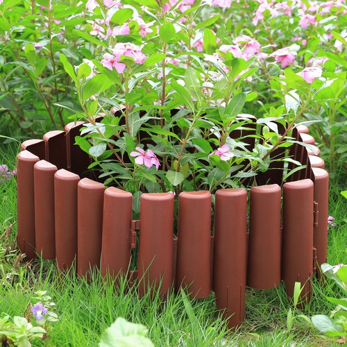 Garden fence panel plastic - fence,