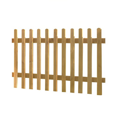 6x3ft wooden picket - wooden,