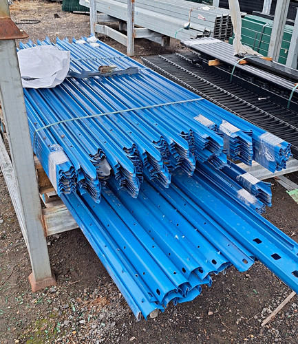 Blue palisade fencing 7 - palisade, 2m=7