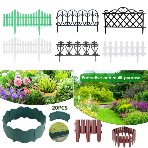 Flexible garden border fence - flexible,