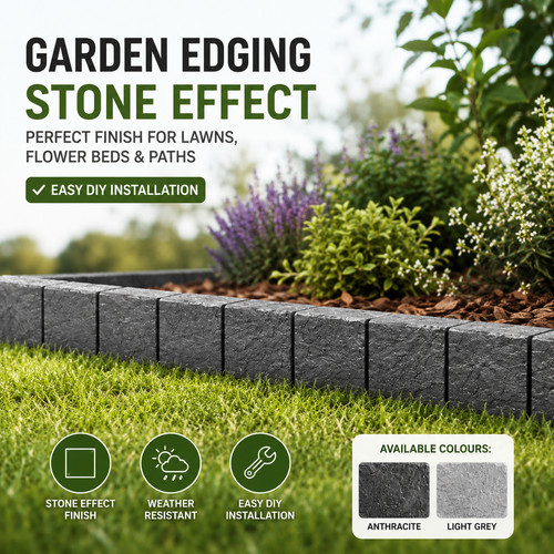 Anthracite grey 27cm garden - anthracite,