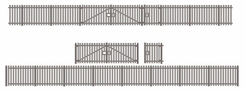 Palisade fencing 672mm - palisade,