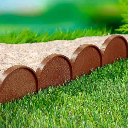 10m plastic garden fence - plastic,