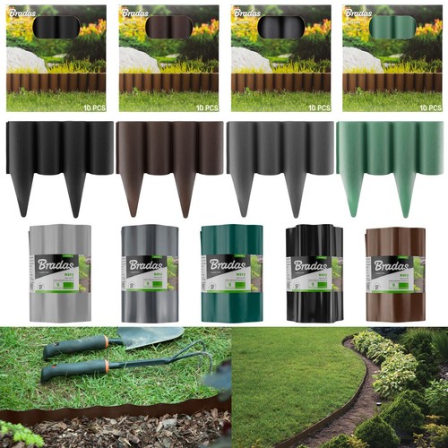 Lawn edging garden wall - garden,