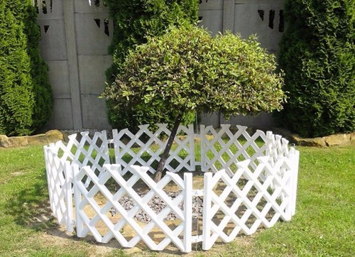 Garden plastic fence lawn - plastic,