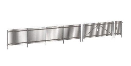 Modern palisade fencing with - modern,