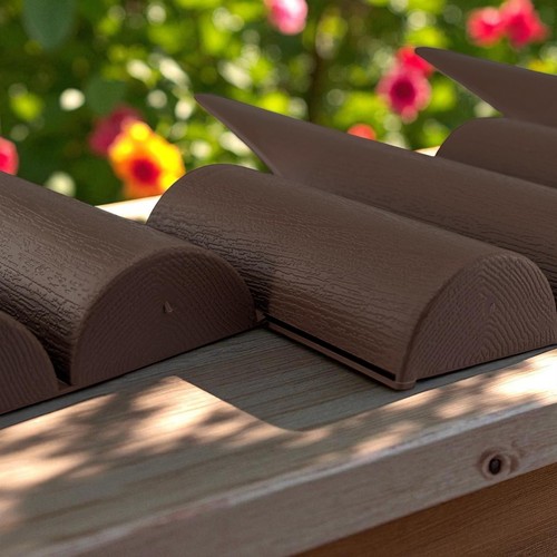 Wood effect plastic lawn - effect,
