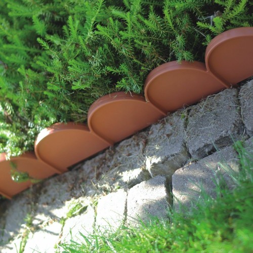 Plastic garden fence - plastic,